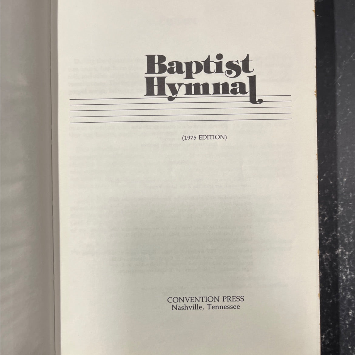 baptist hymnal book, by convention press, 1975 Hardcover image 2