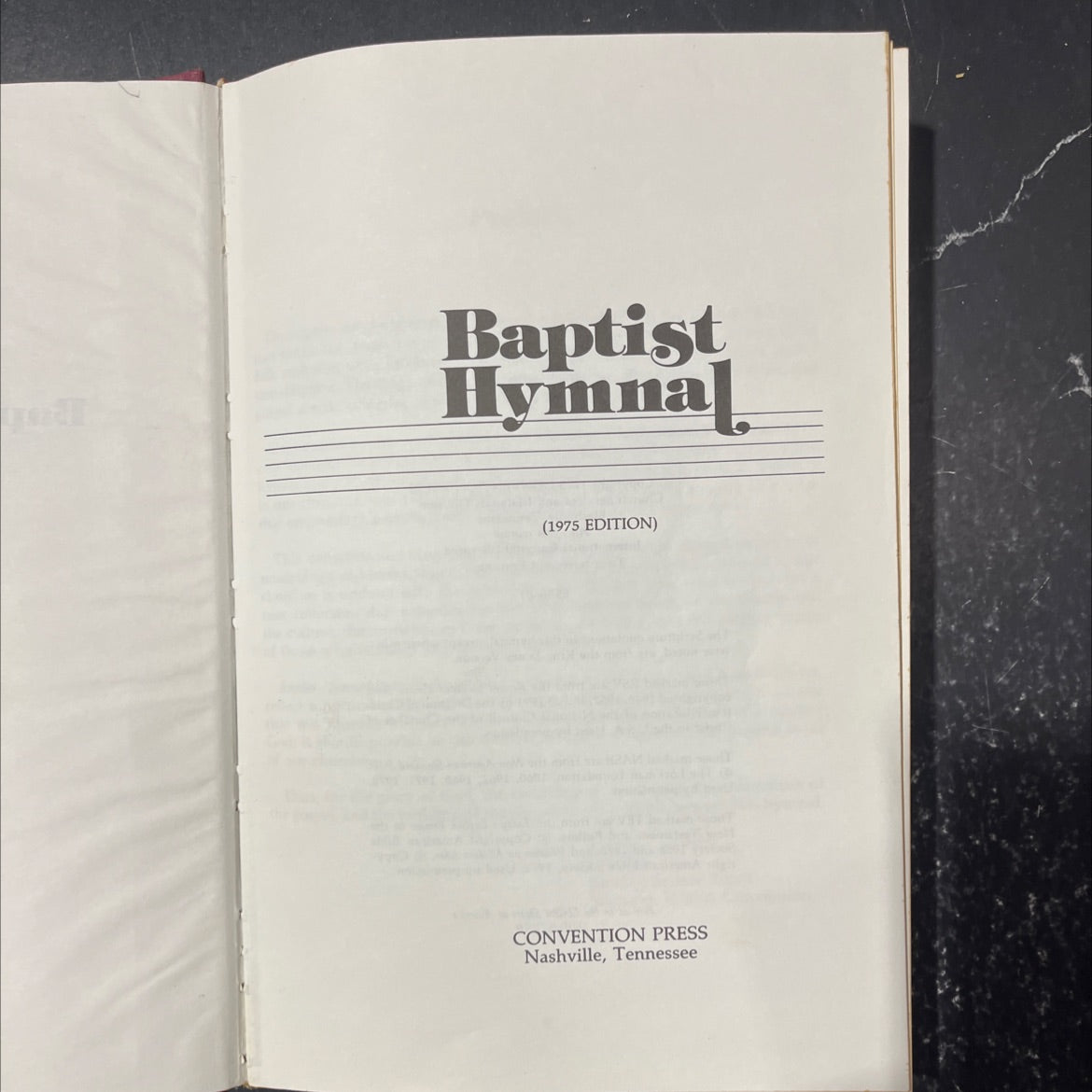 baptist hymnal book, by convention press, 1975 Hardcover image 2