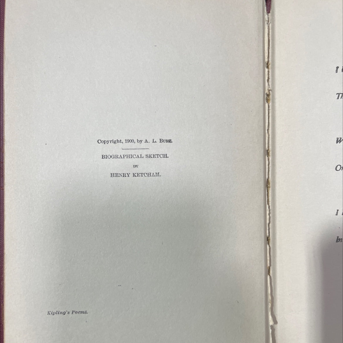 barrack-room ballads book, by rudyard kipling, 1900 Hardcover image 3