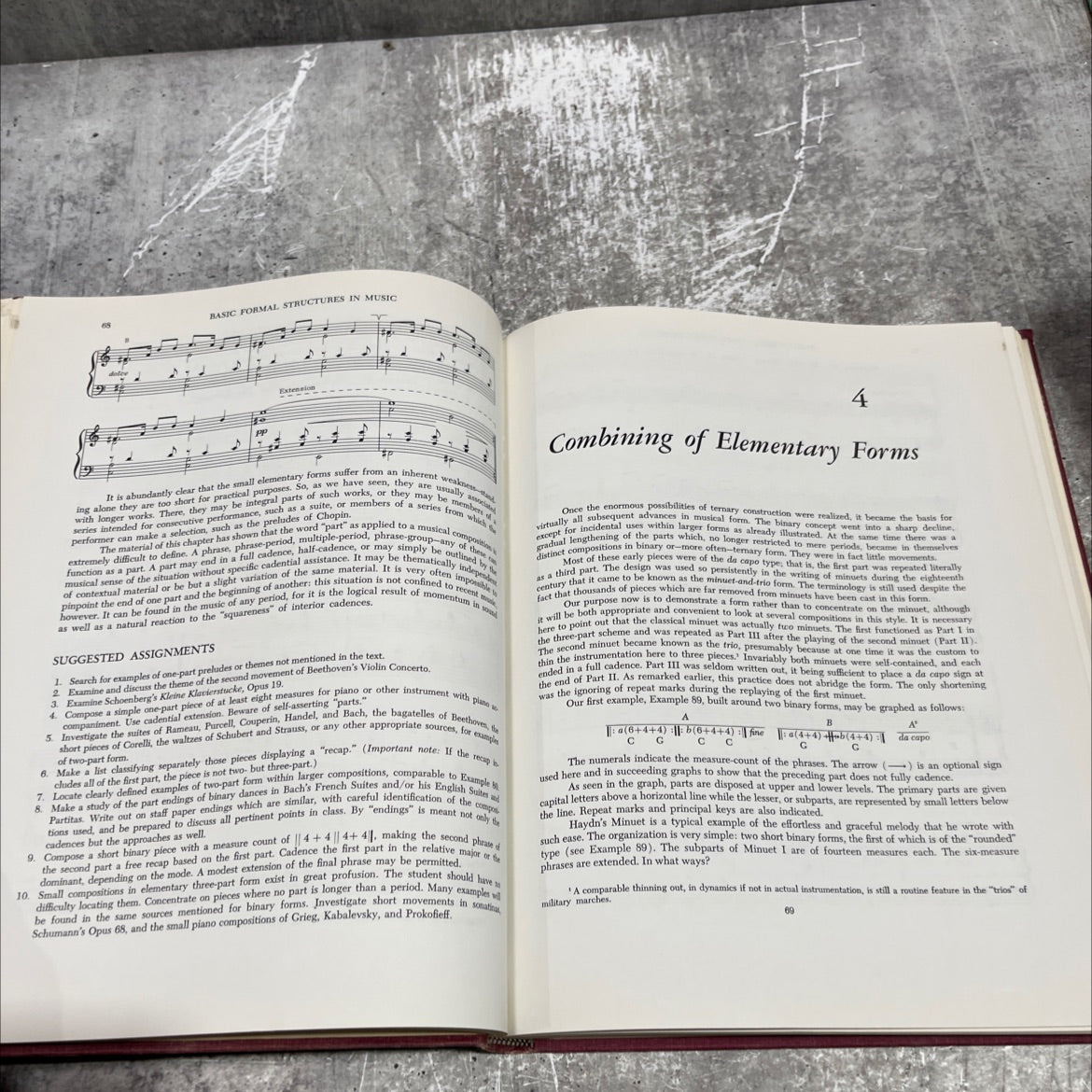basic formal structures in music book, by Paul Fontaine, 1967 Hardcover image 4