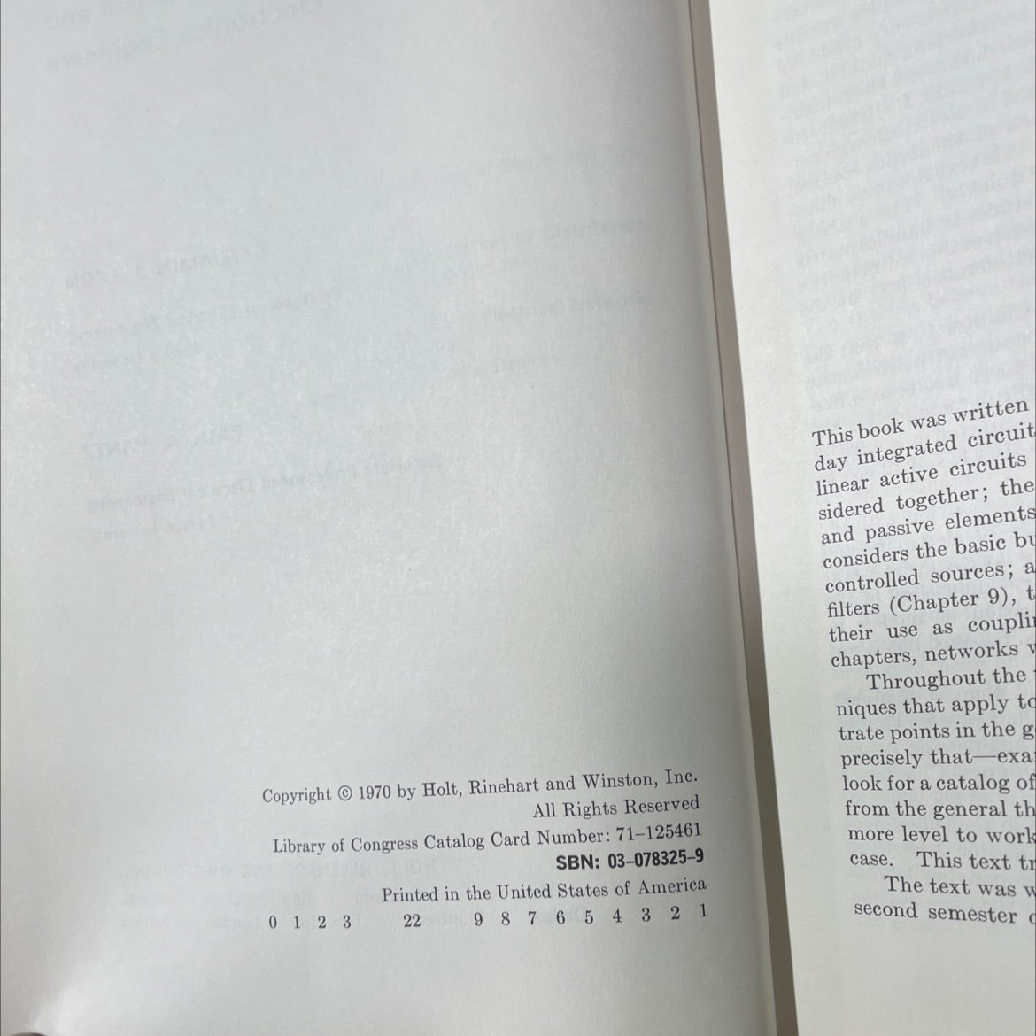 basic linear networks for electrical and electronics engineers book, by benjamin j. leon, paul a. wintz, 1970 Hardcover image 3
