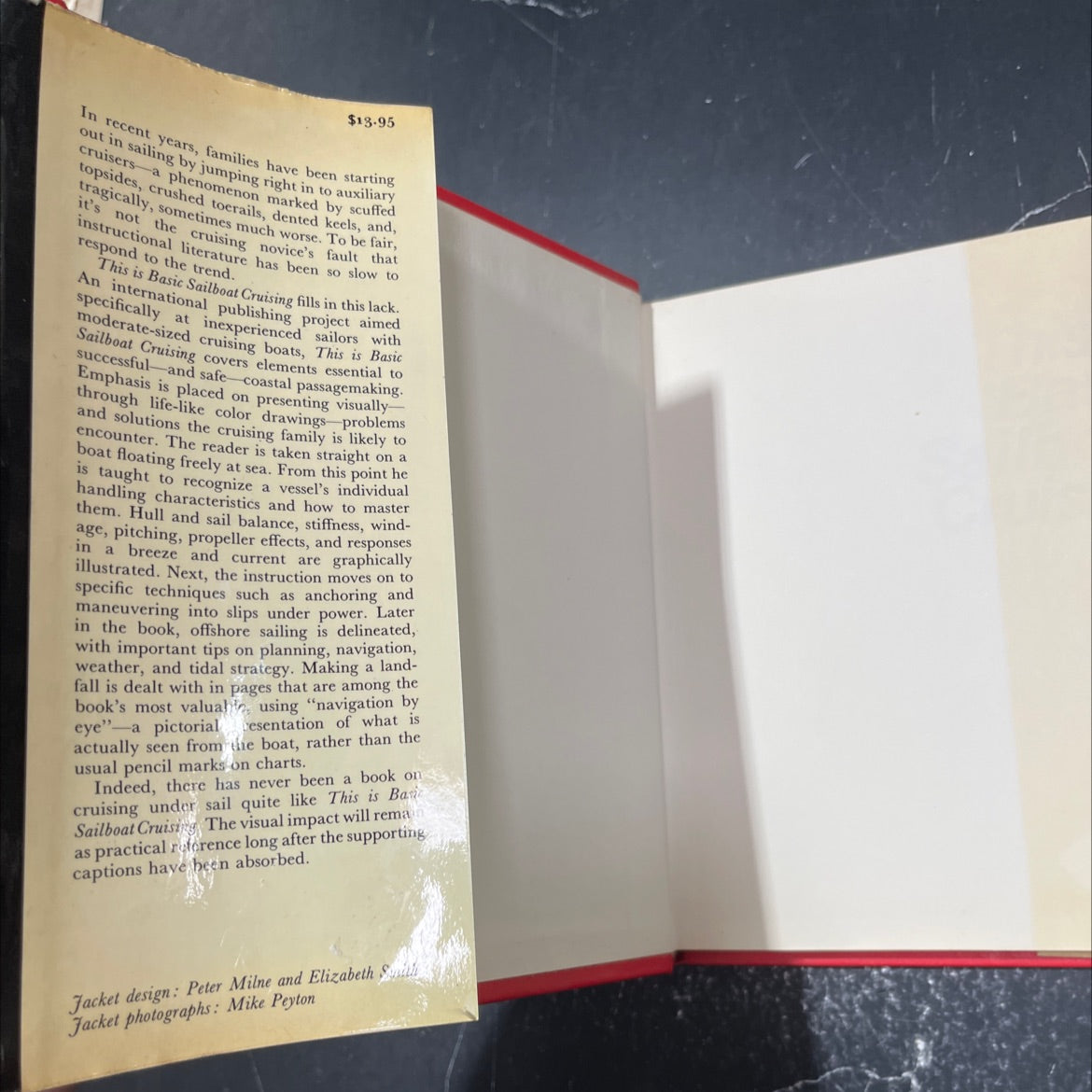 basic sailboat cruising book, by milne, 1976 Hardcover image 4
