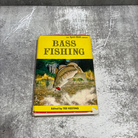 bass fishing book, by ted kesting, 1962 Hardcover image 1