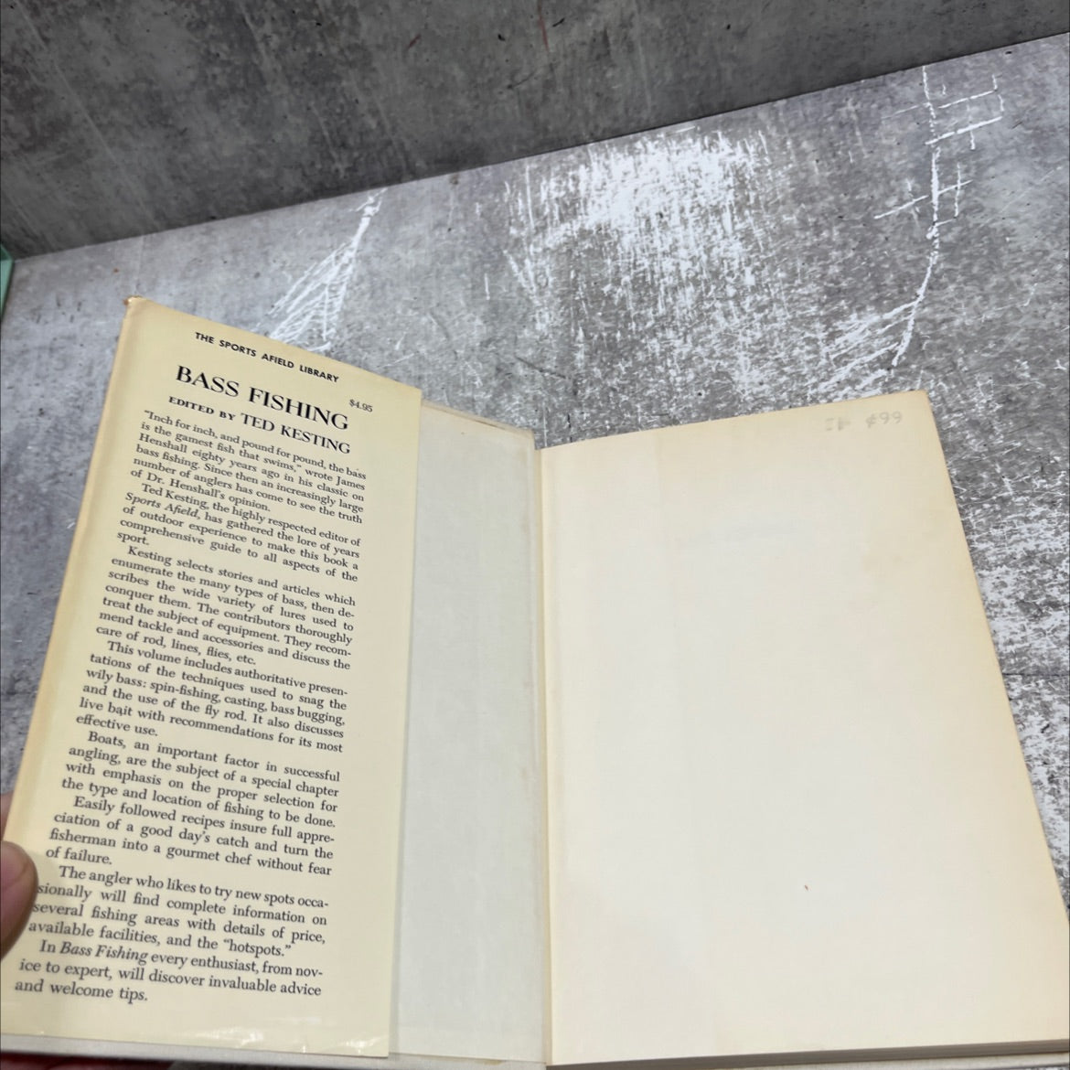 bass fishing book, by ted kesting, 1962 Hardcover image 4