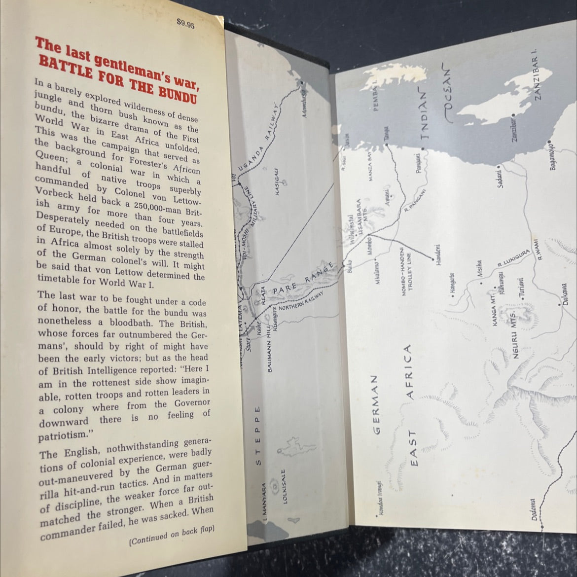 battle for the bundu; the first world war in east africa book, by charles miller, 1974 Hardcover image 4