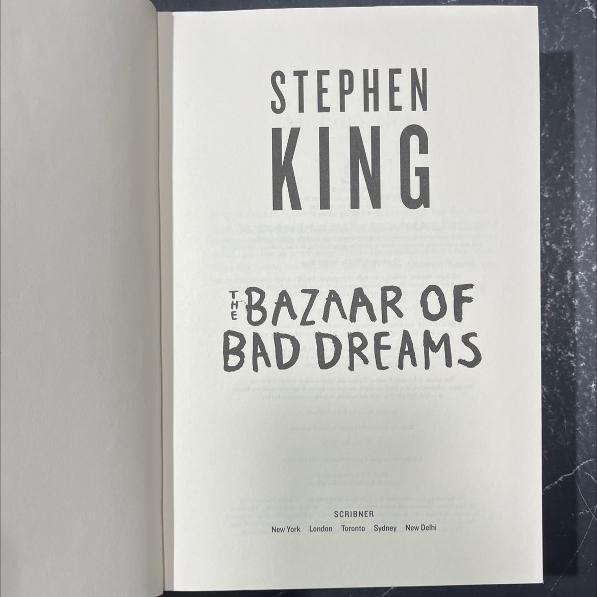 bazaar of bad dreams book, by stephen king, 2015 Hardcover image 2