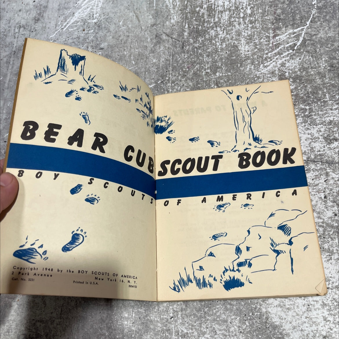 bear cub scout book book, by boy scouts of america, 1948 Paperback image 2