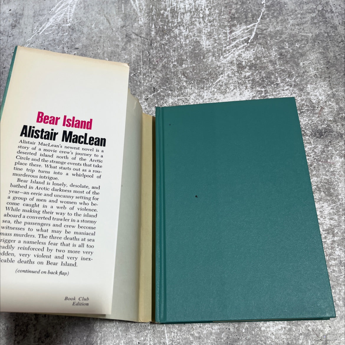 bear island book, by alistair maclean, 1971 Hardcover image 4