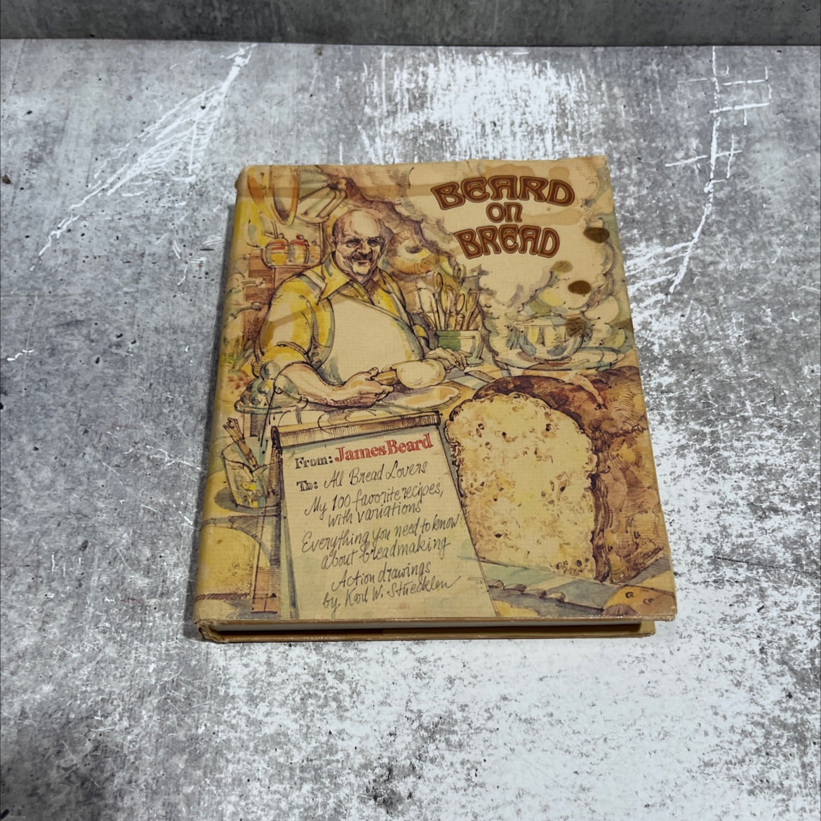 beard on bread book, by james beard, 1973 Hardcover image 1