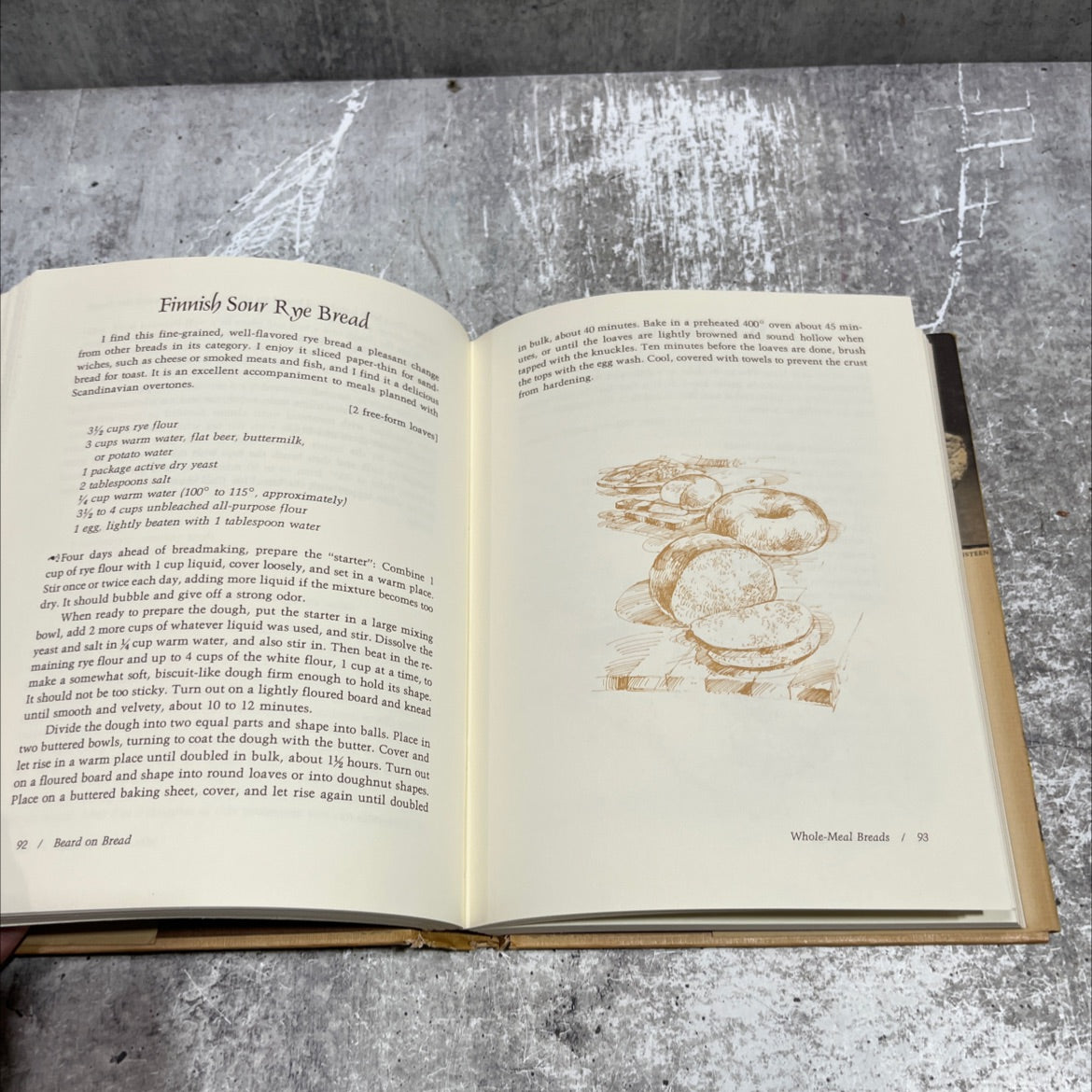 beard on bread book, by james beard, 1973 Hardcover image 4