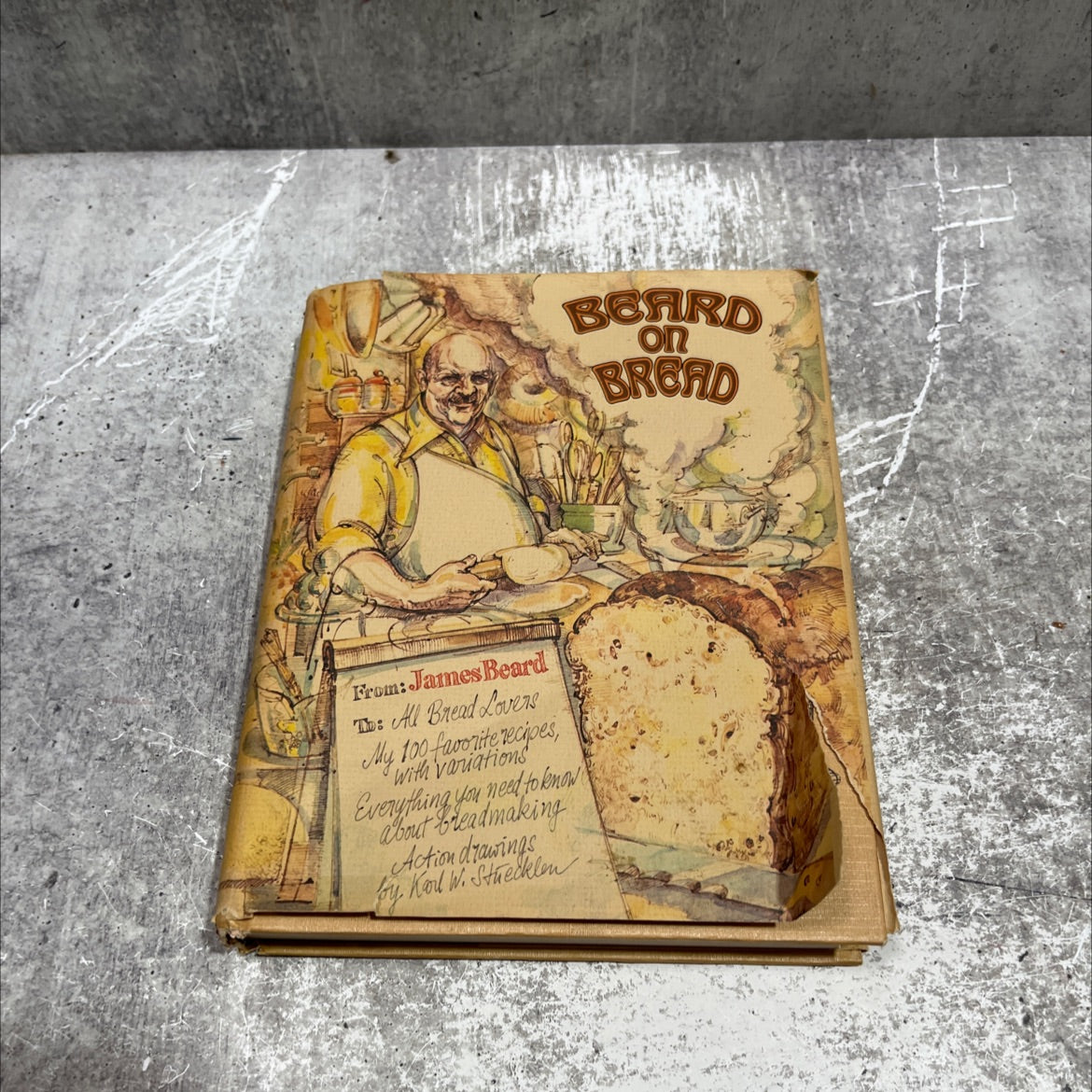 beard on bread book, by james beard, 1973 Hardcover image 1
