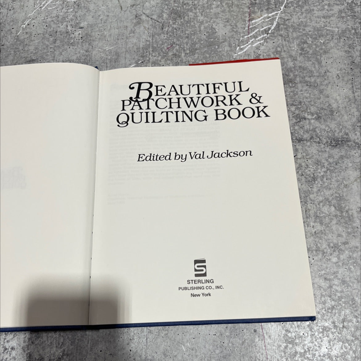beautiful patchwork & quilting book book, by Val Jackson, 1985 Hardcover image 2