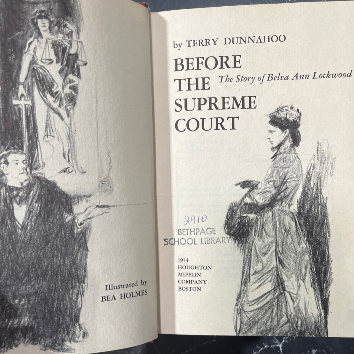 before the supreme court book, by terry dunnahoo, 1974 Hardcover image 2
