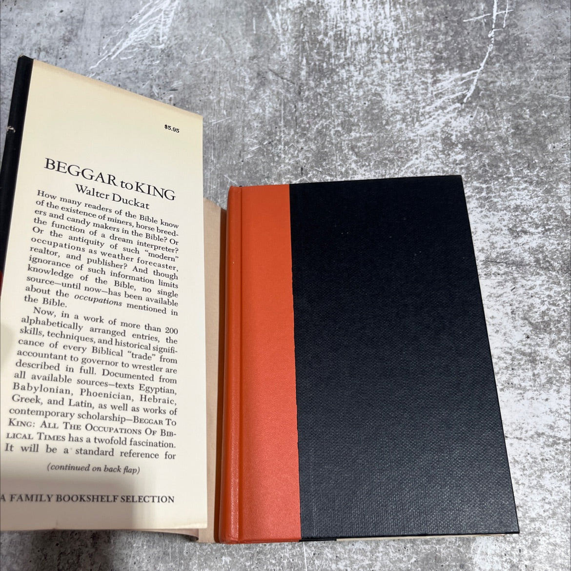 beggar to king all the occupations of biblical times book, by walter duckat, 1968 Hardcover image 4