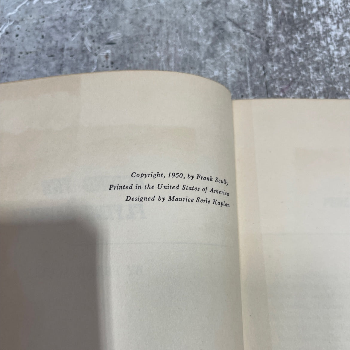 behind the flying saucers book, by frank scully, 1950 Hardcover image 3