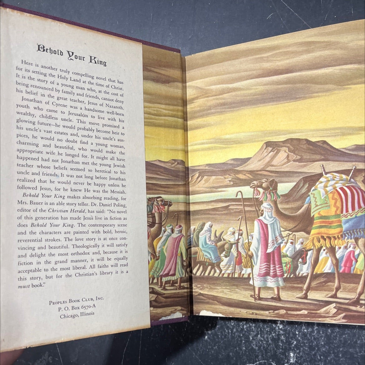 behold your king book, by florence marvyne bauer, 1945 Hardcover image 4
