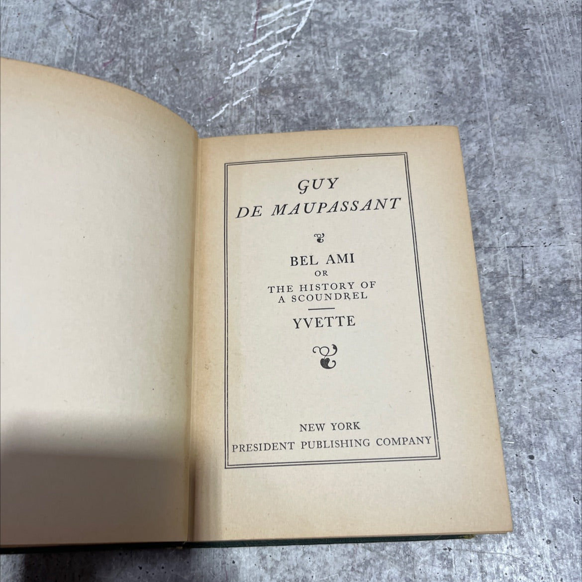 bel ami or the history of a scoundrel book, by guy de maupassant, 1903 Hardcover image 2