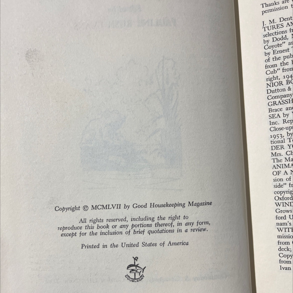 best book of nature stories book, by pauline rush evans, 1957 Hardcover image 3