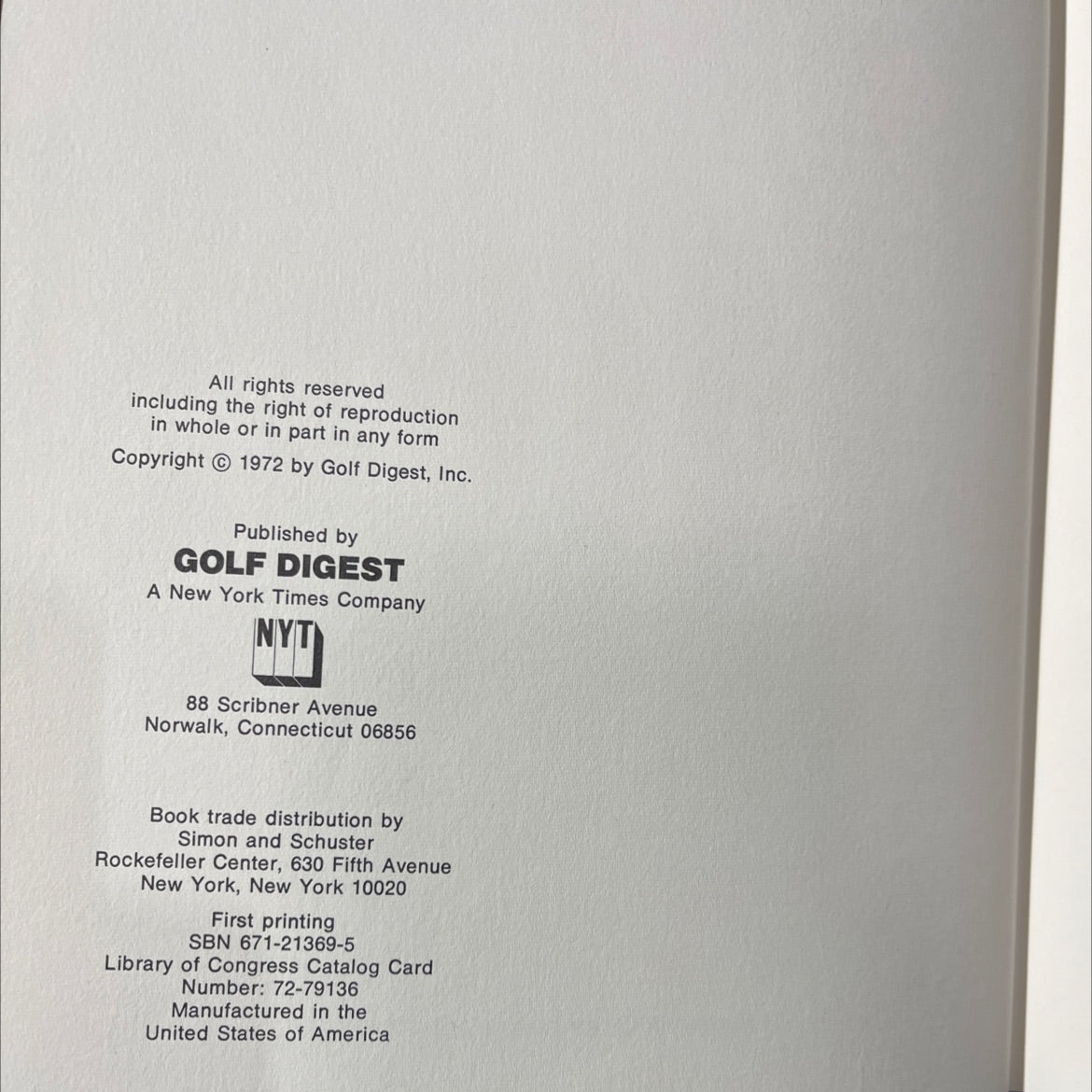 best golf humor book, by Larry Sheehan, 1972 Hardcover image 3
