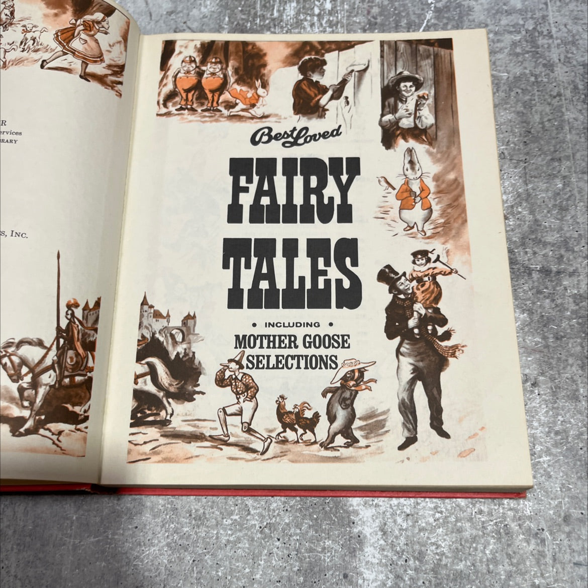 best loved fairy tales including mother goose selections book, by unknown, 1974 Hardcover image 2