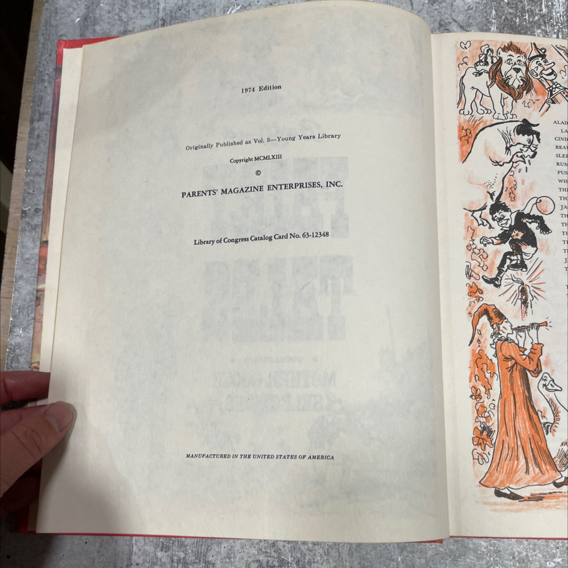 best loved fairy tales including mother goose selections book, by unknown, 1974 Hardcover image 3