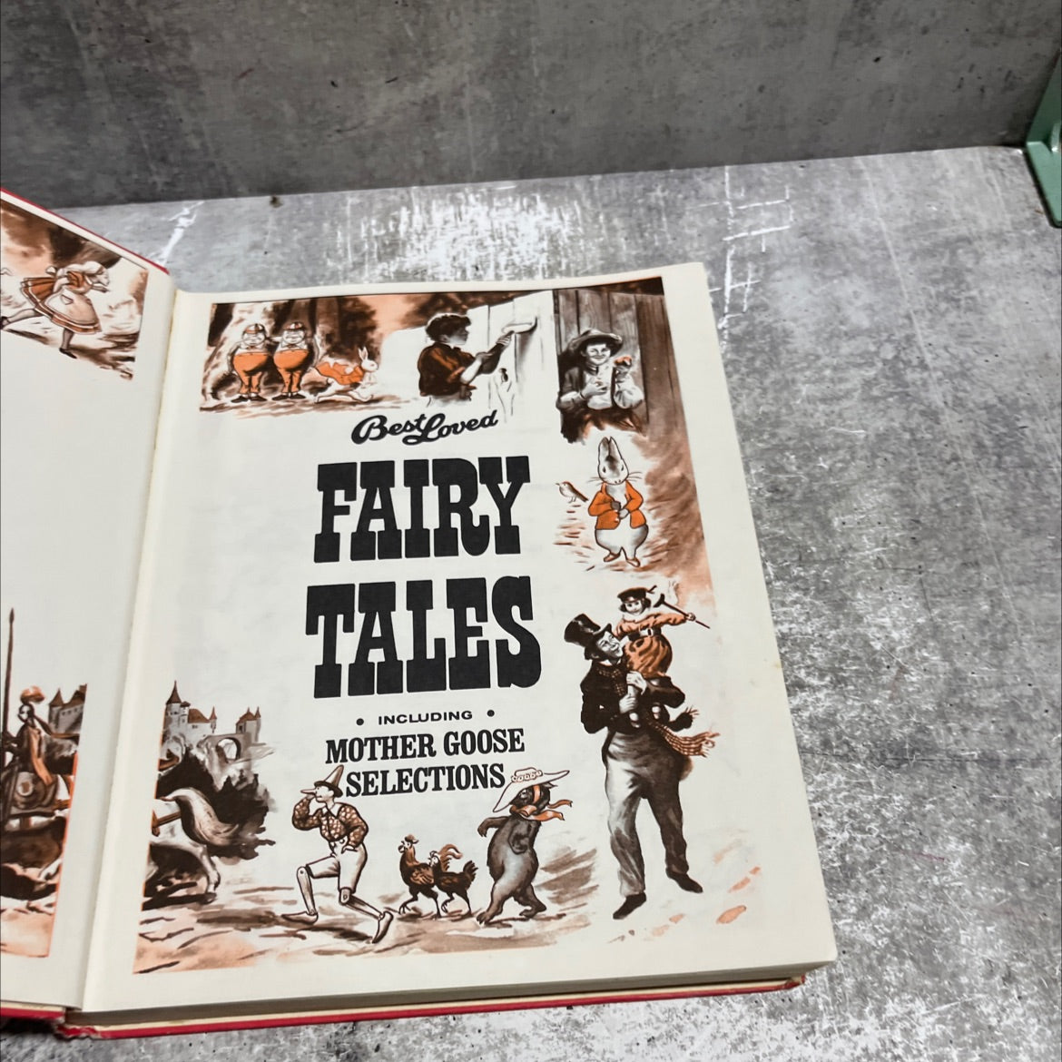 best loved fairy tales including mother goose selections book, by unknown, 1974 Hardcover image 2