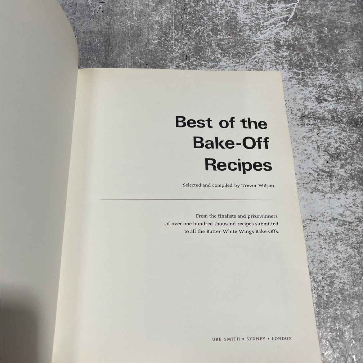 best of the bake-off recipes book, by trevor wilson, 1969 Hardcover image 2