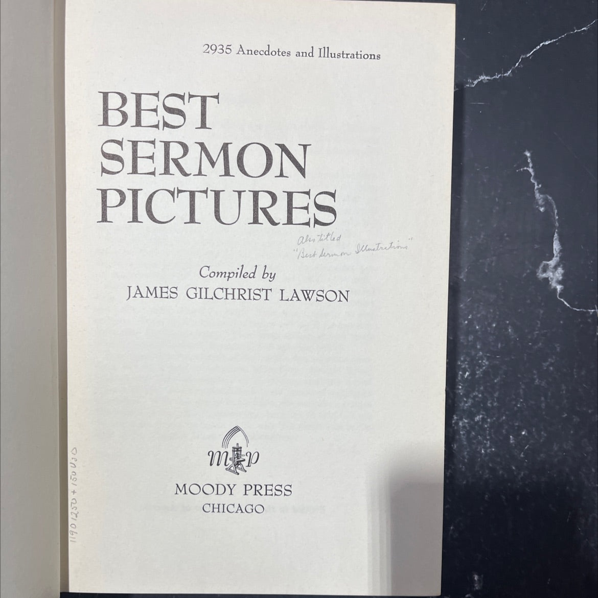 best sermon pictures book, by james gilchrist lawson, 1970 Hardcover image 2
