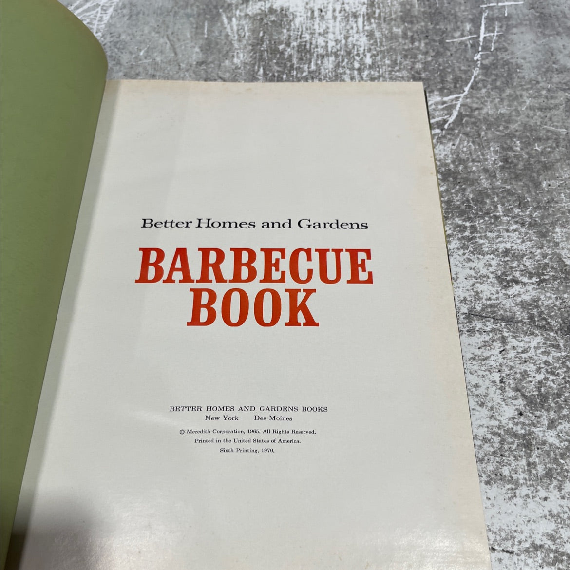 better homes and gardens barbecue book book, by unknown, 1970 Hardcover image 2