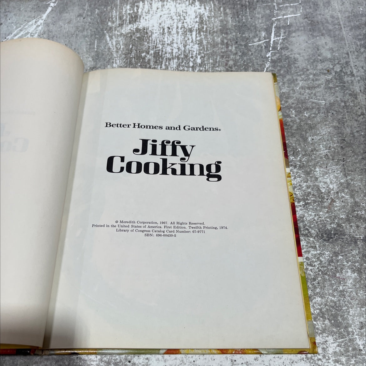 better homes and gardens jiffy cooking book, by unknown, 1974 Hardcover image 2
