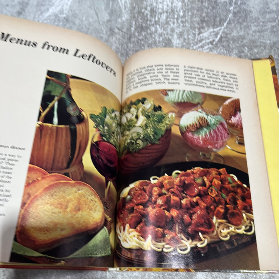 better homes and gardens menu cook book book, by unknown, 1972 Hardcover image 4