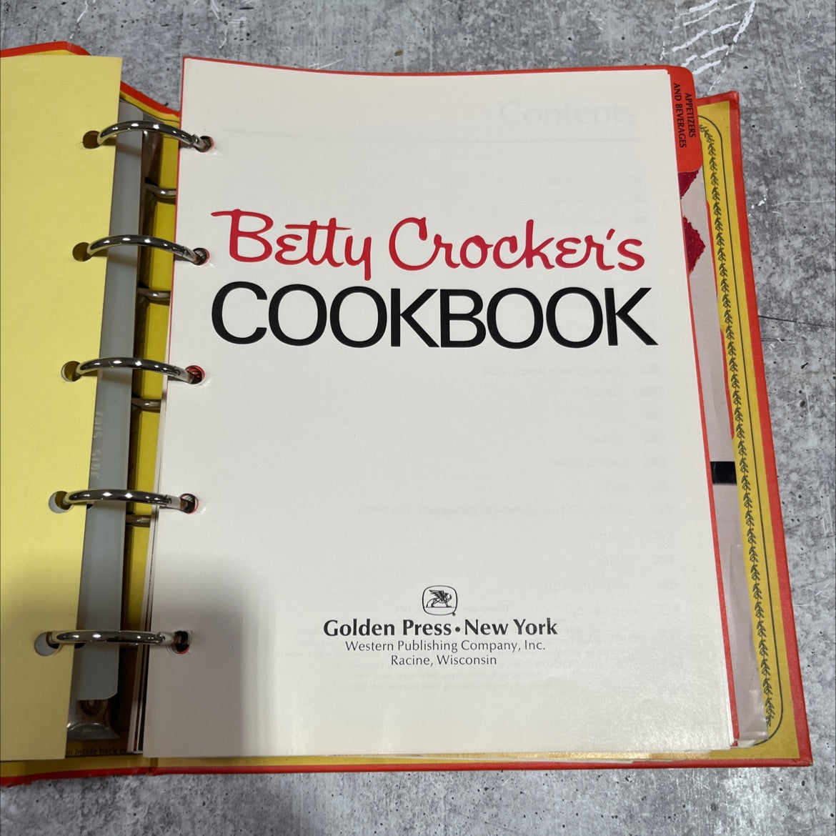 betty crocker's cookbook book, by unknown, 1974 Hardcover image 2