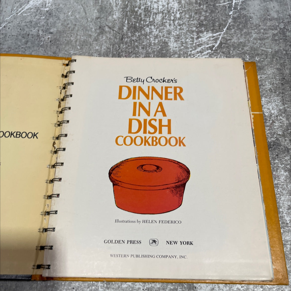 betty crocker's dinner in a dish cookbook book, by betty crocker, 1971 Hardcover image 2