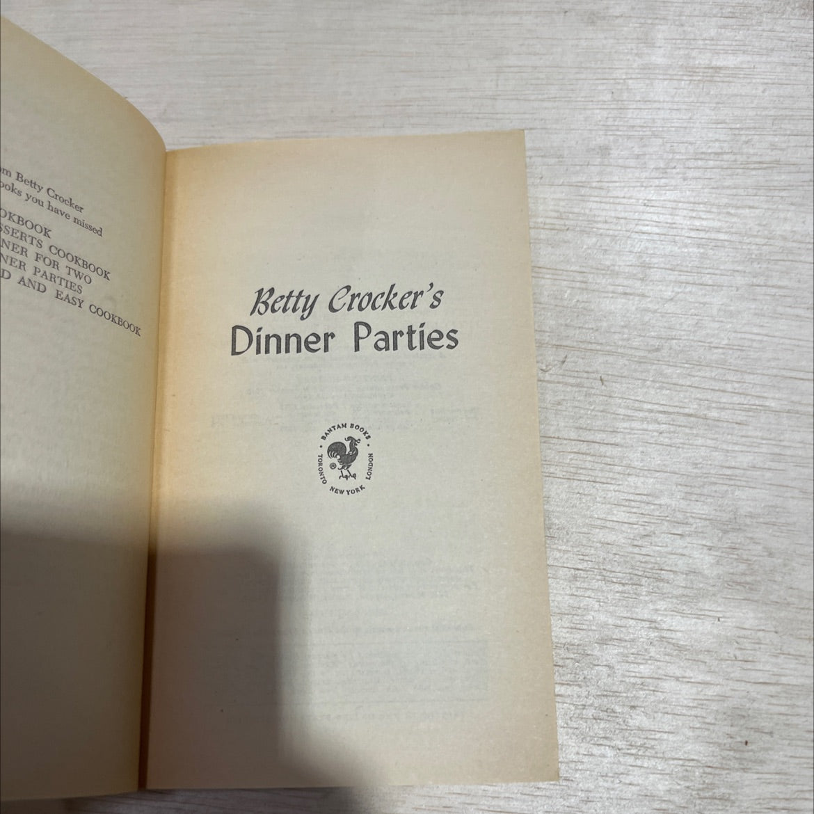 betty crocker's dinner parties book, by betty crocker, 1977 Paperback image 2