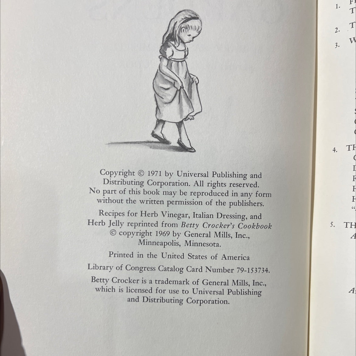 betty crocker's kitchen gardens book, by mary mason campbell, 1971 Hardcover image 3