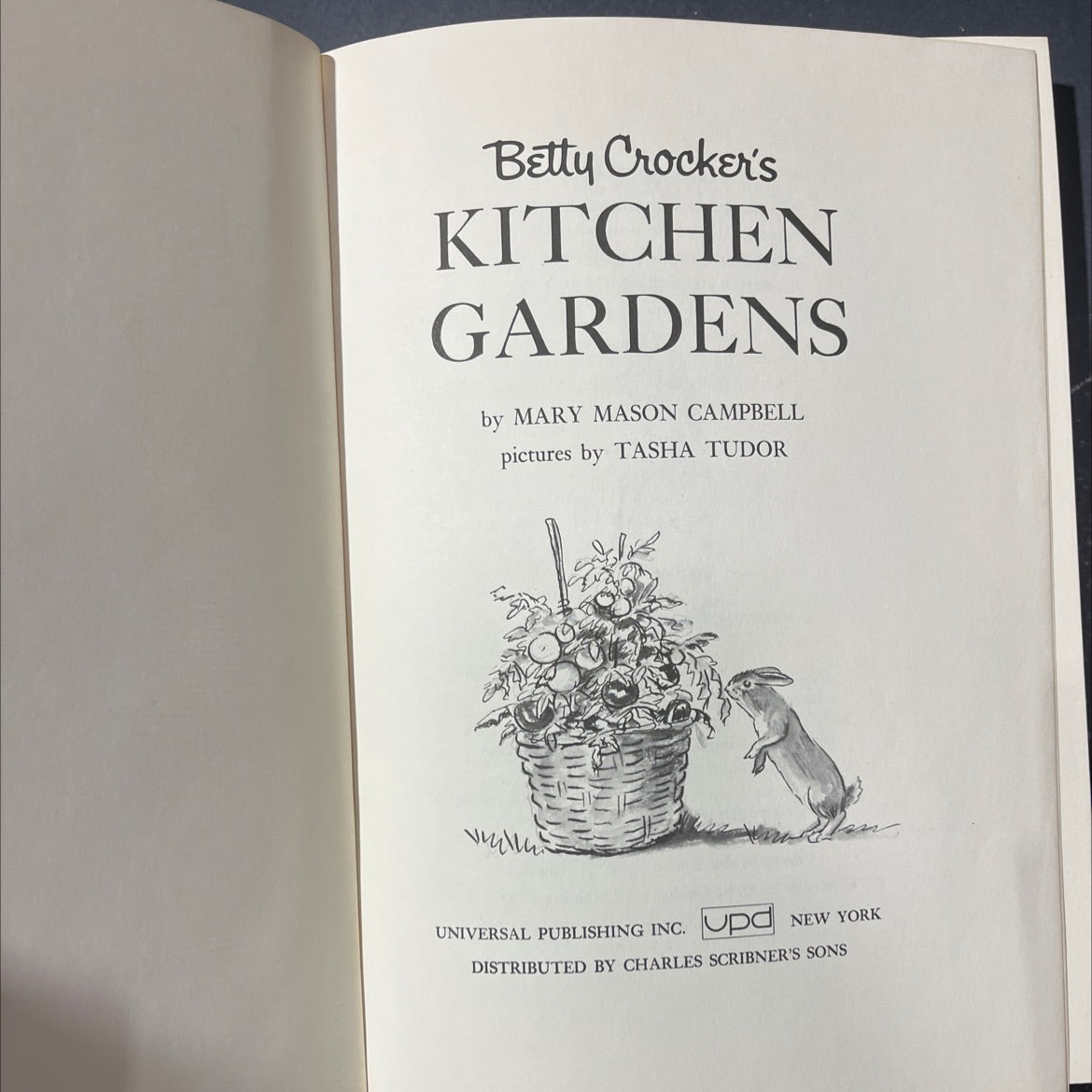 betty crocker's kitchen gardens book, by mary mason campbell, 1971 Hardcover image 2