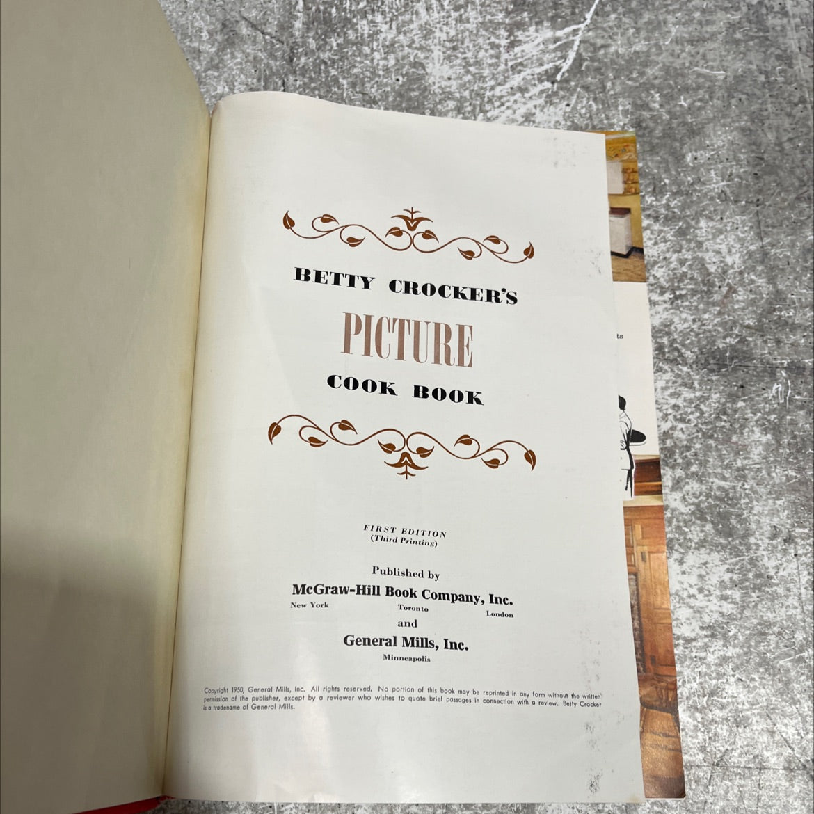 betty crocker's picture cook book book, by unknown, 1950 Hardcover image 2