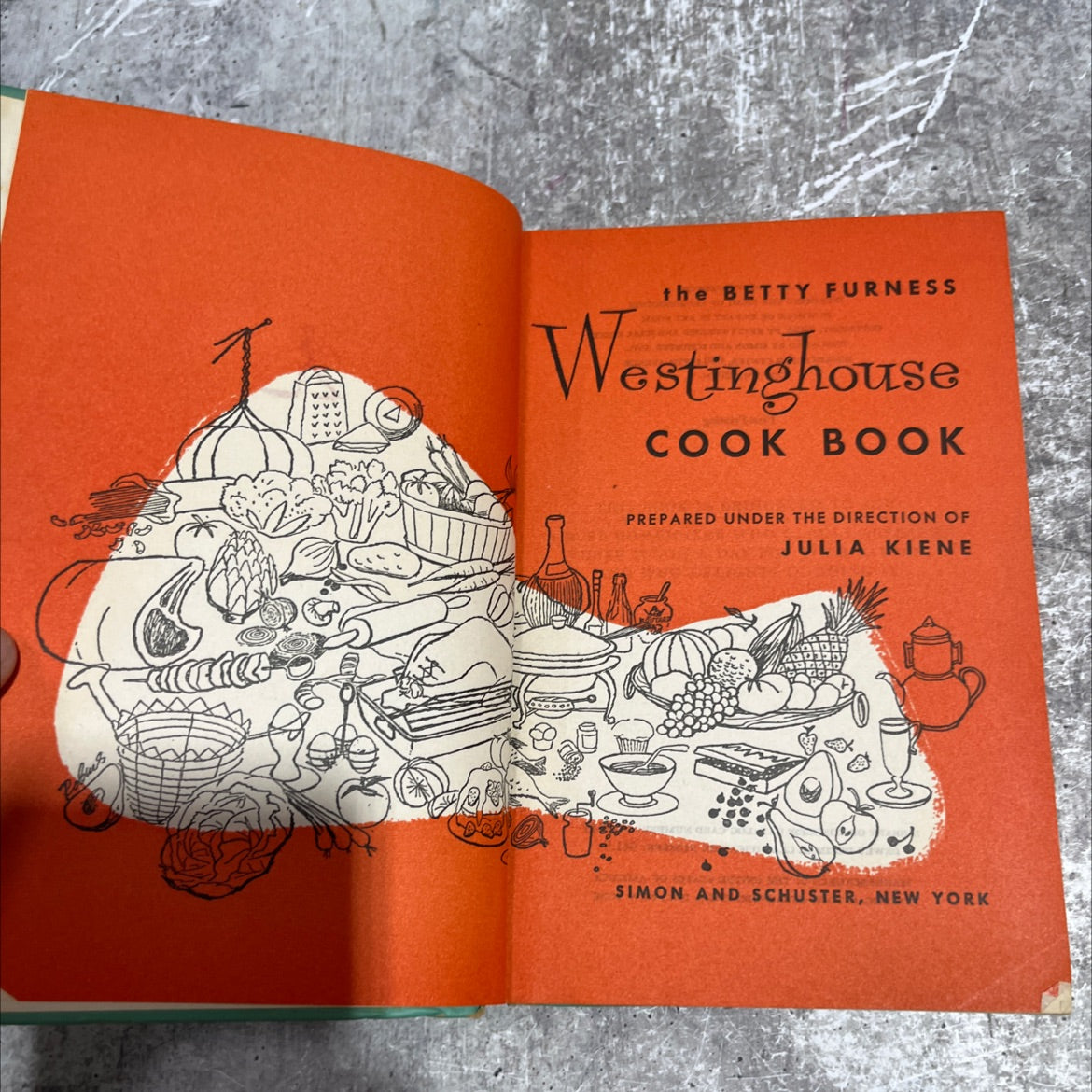 betty furness westinghouse cook book book, by betty furness and julia kiene, 1954 Hardcover image 2