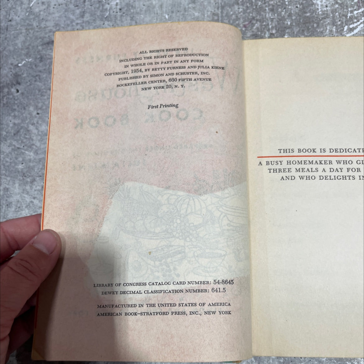 betty furness westinghouse cook book book, by betty furness and julia kiene, 1954 Hardcover image 3