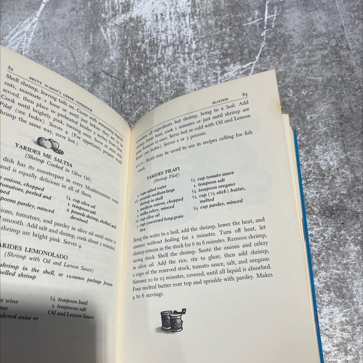 betty wason's greek cookbook book, by betty wason, 1969 Hardcover image 4