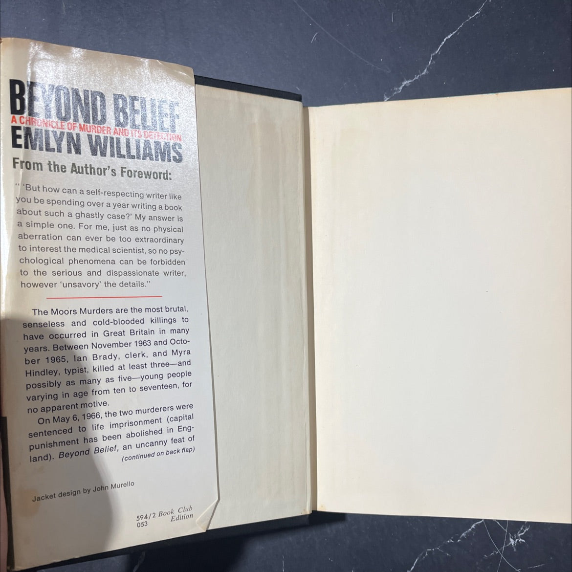 beyond belief a chronicle of murder and its detection book, by emlyn williams, 1968 Hardcover image 4