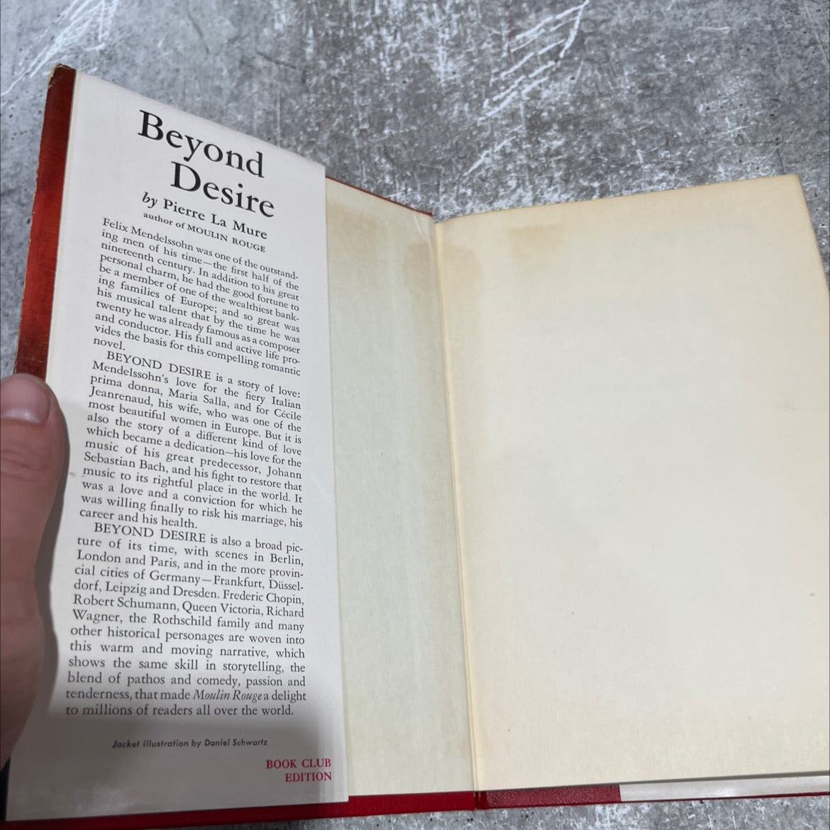 beyond desire book, by pierre la mure, 1955 Hardcover image 4