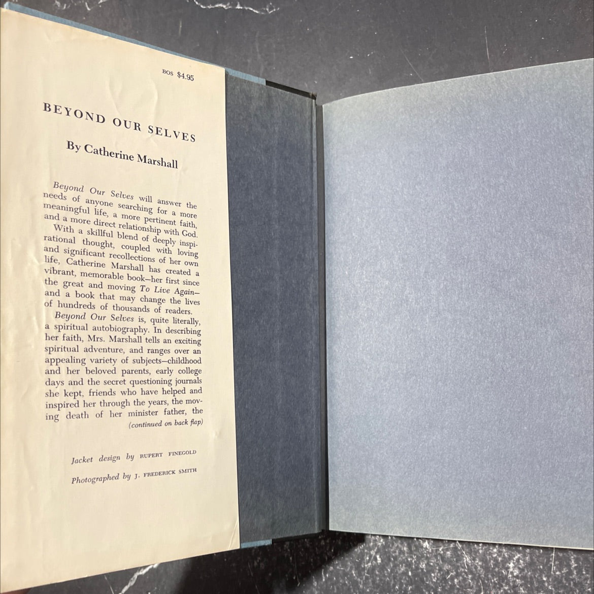 beyond our selves book, by Catherine Marshall, 1961 Hardcover image 4