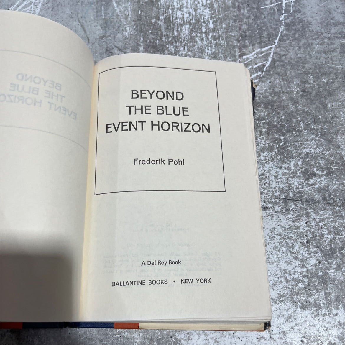 beyond the blue event horizon book, by Frederik Pohl, 1980 Hardcover image 2