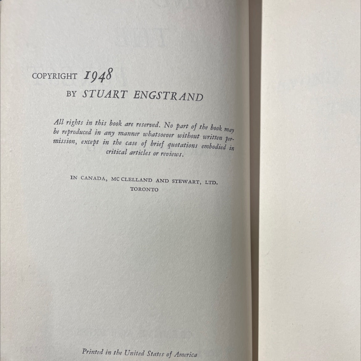 beyond the forest book, by stuart engstrand, 1948 Hardcover image 3