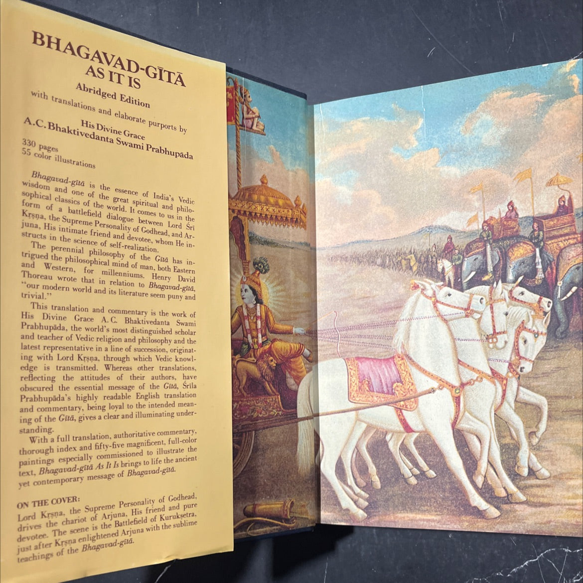bhagavad-gītā as it is book, by A.C. Bhaktivedanta Swami Prabhupada, 1972 Hardcover image 4
