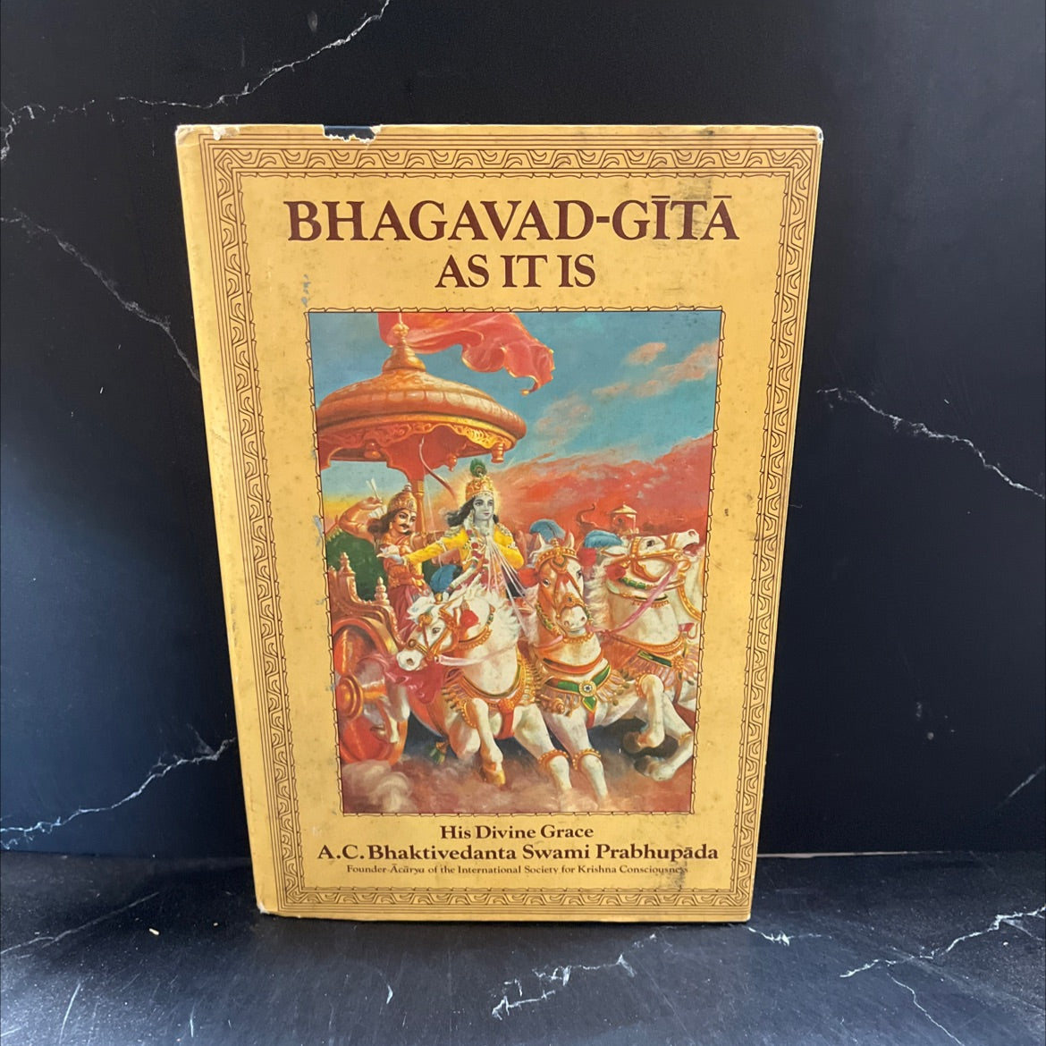 bhagavad-gītā as it is book, by A.C. Bhaktivedanta Swami Prabhupada, 1972 Hardcover image 1