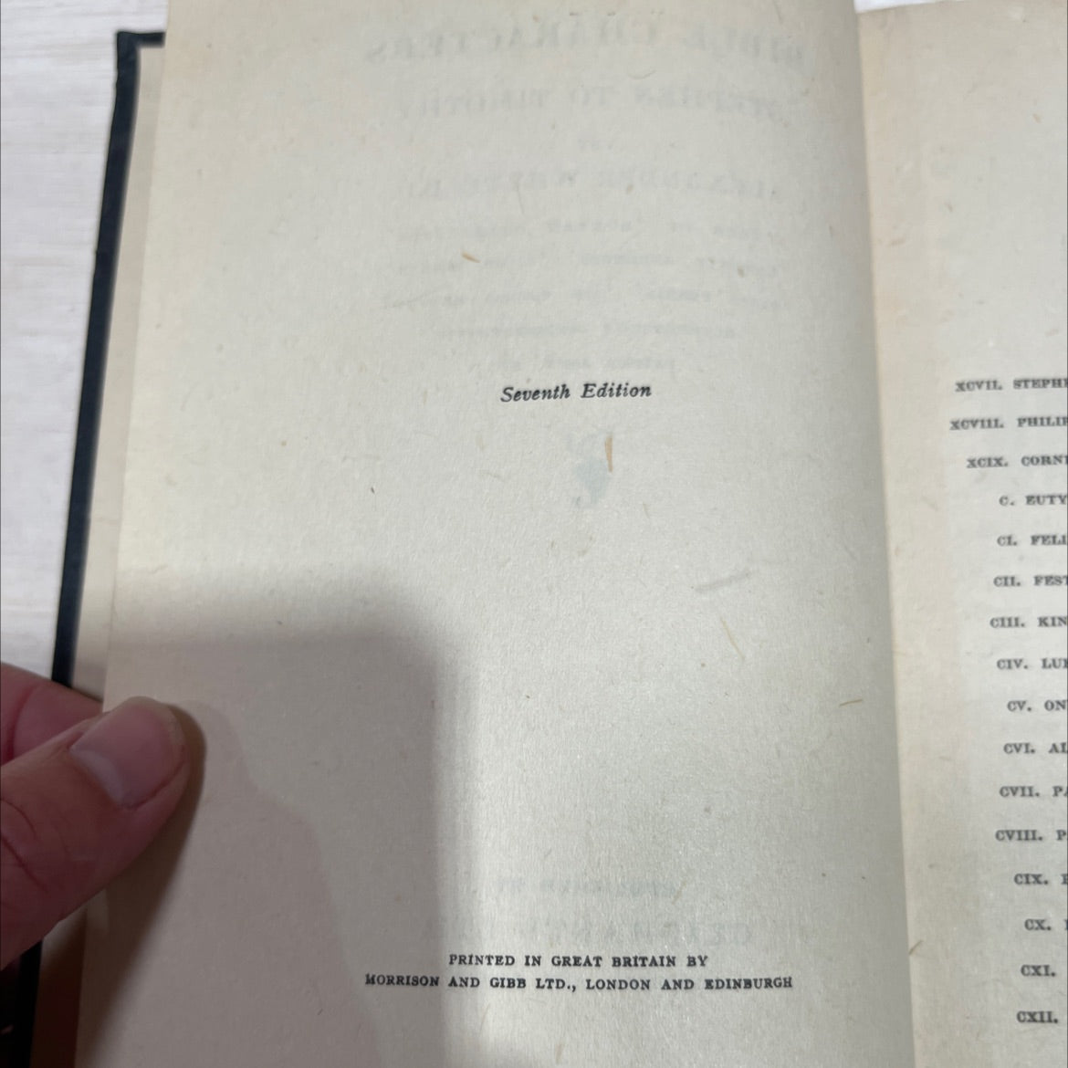 bible characters stephen to timothy book, by alexander whyte, d.d., 1970 Hardcover image 3