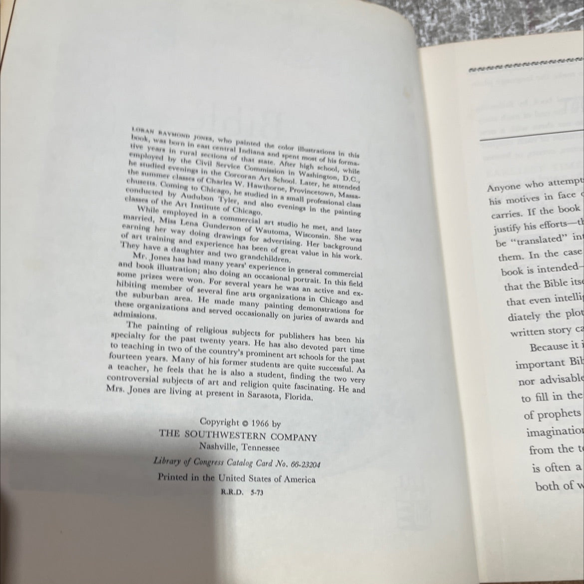 bible stories that live book, by Patricia Summerlin Martin, 1966 Hardcover image 3
