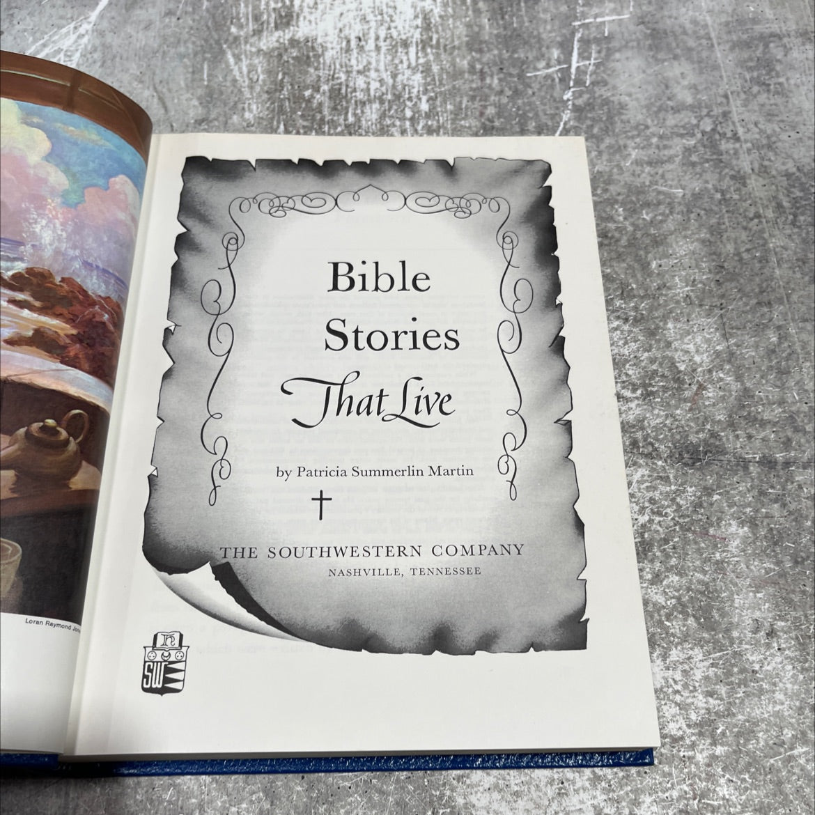 bible stories that live book, by patricia summerlin martin, 1966 Hardcover image 2
